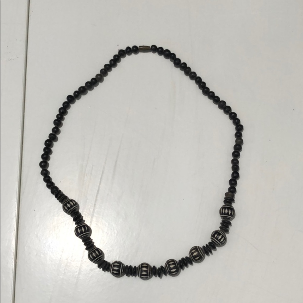 Boho African tribal necklace jewelry outfit chain